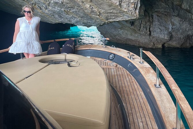 All-Inclusive Capri Boat Tour with City Visit from Positano - Swimming and snorkeling stops, what your sea-time is really like