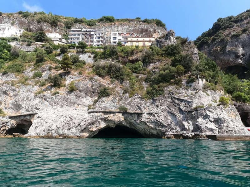 Amalfi Coast: Kayak & Snorkeling tour, sea caves and beach - Atrani, then the return cruise back toward Maiori