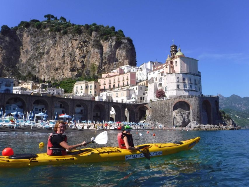 Amalfi Coast: Kayak Tour with Snorkeling and Grottoes Visit - The 30-Minute Beach Break: Snorkeling Gear and Refreshments