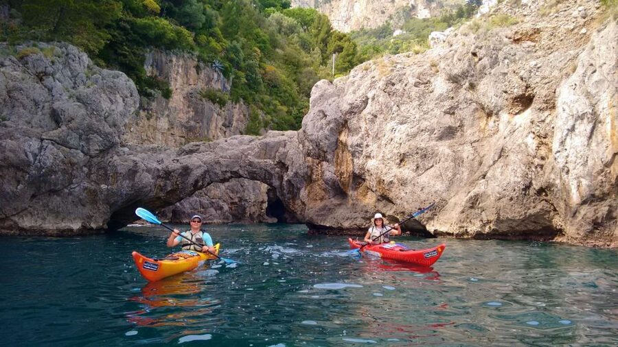 Amalfi Coast: Kayak Tour with Snorkeling and Grottoes Visit - Small Group Pace, Photos, and What You Get for $70