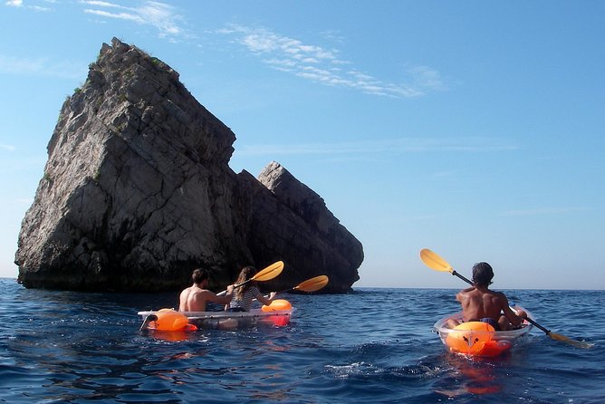 Amalfi Coast Kayak Tours from Marina del Cantone - Stop 1: Baia di Ieranto (Jeranto), Marine Reserve rules, caves, and swimming