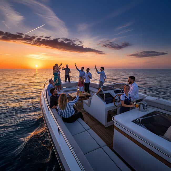 Amalfi Coast: Romantic Sunset Cruise with Music & Cocktails - Sunset on the Amalfi Coast, but built around real water time
