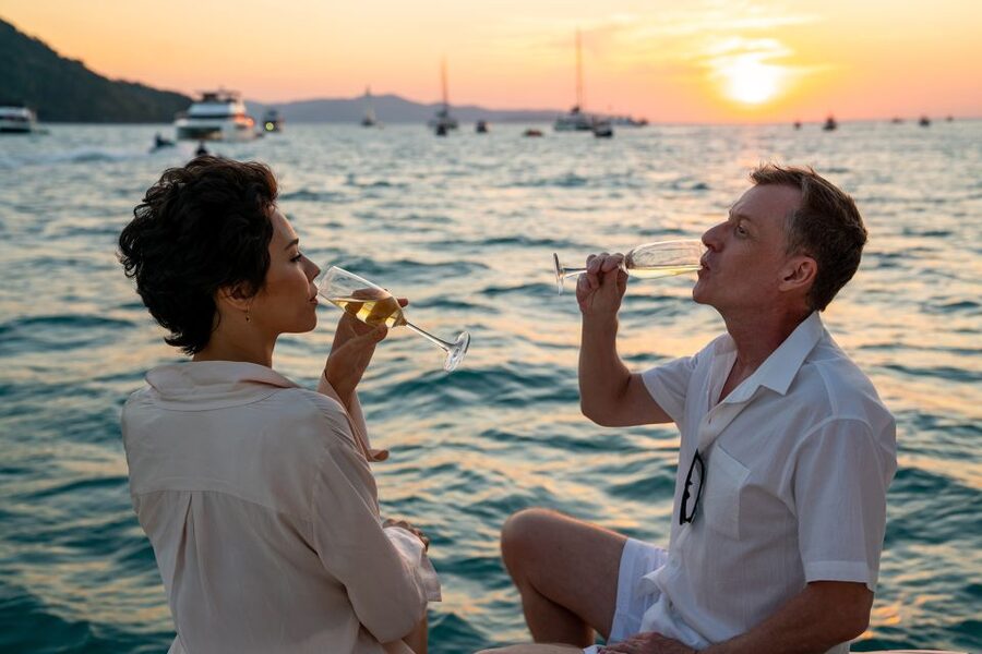 Amalfi Coast: Romantic Sunset Cruise with Music & Cocktails - Swimming and snorkeling: the best part is the longer stop