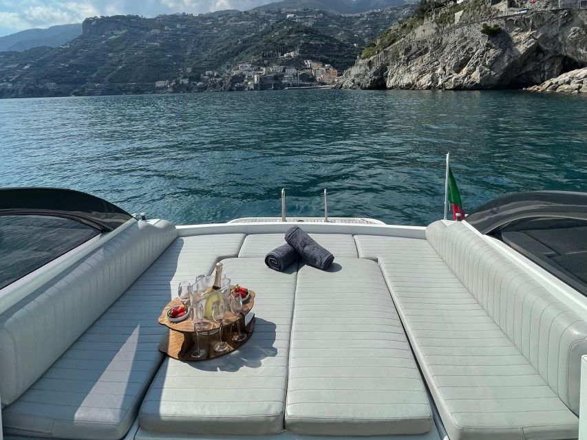 Amalfi Coast: Scenic Boat Private Tour with Aperitif - Aperitif onboard: Prosecco, limoncello, snacks, and a smoother pace