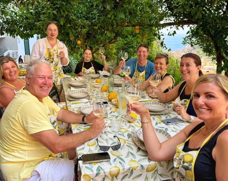 Amalfi Organic Lemon Tour & Wine Tasting + Dinner or Lunch - What you taste in the lemon groves: lemon cake, limoncello, and more