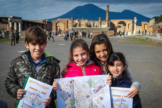 Ancient Pompeii Private Tour: Skip the Line & Kid-Friendly Option - The family option for ages 6 to 11: map, stickers, and a game plan