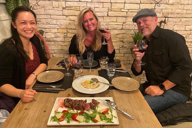 Bella Sorrento Evening 'Progressive Dinner' Experience - Aperitivo and the Campania wine tasting set-up