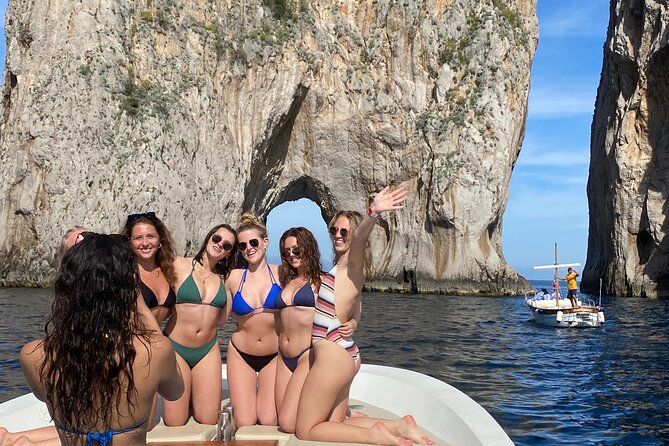 Boat Tour of the Caves on the Island of Capri - Stop 1: White Grotta and That Stalactite Photo Moment