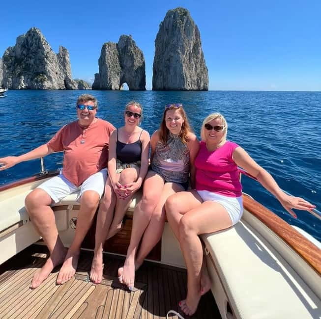 Capri: 2-Hours Boat Tour with Swimming, Limoncello and Snack - Meeting at Via Don Giobbe Ruocco 49, then settling in