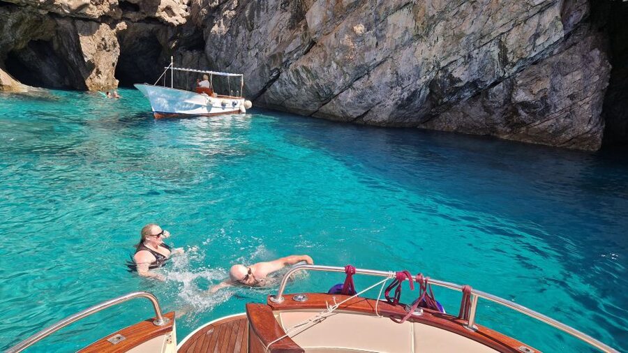 Capri : 2 Hours Private Boat from Capri - Grotta Bianca and swim time: where the sea becomes the main event
