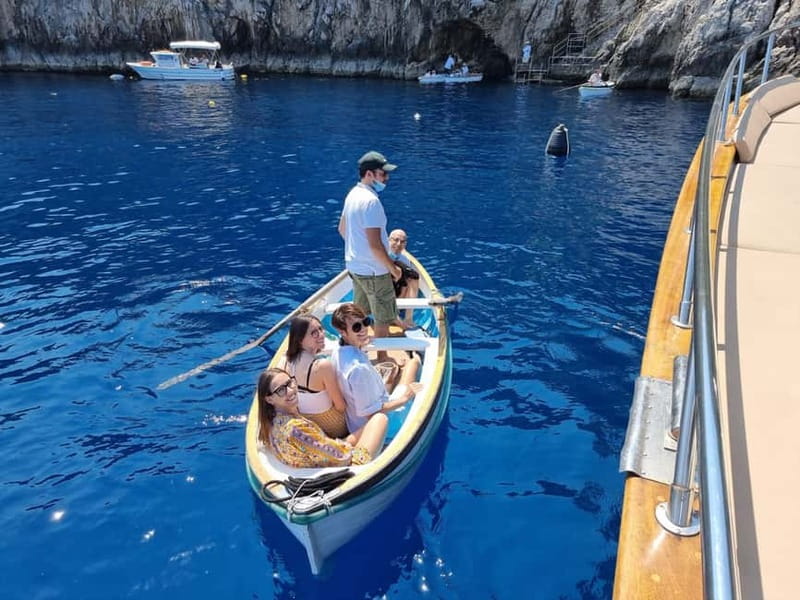 Capri and Blue Grotto Day Tour From Sorrento with 8 People - Getting Started at Marina Piccola, Findable and Straightforward