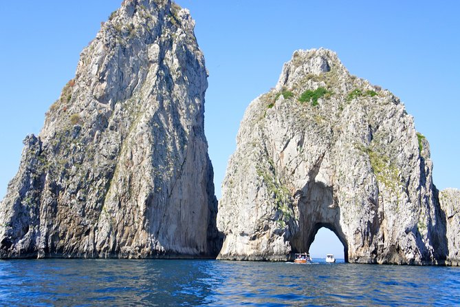 Capri & Blue Grotto Small Group Full-Day Boat Tour from Positano - Swimming and snorkel time, plus Prosecco on the way back