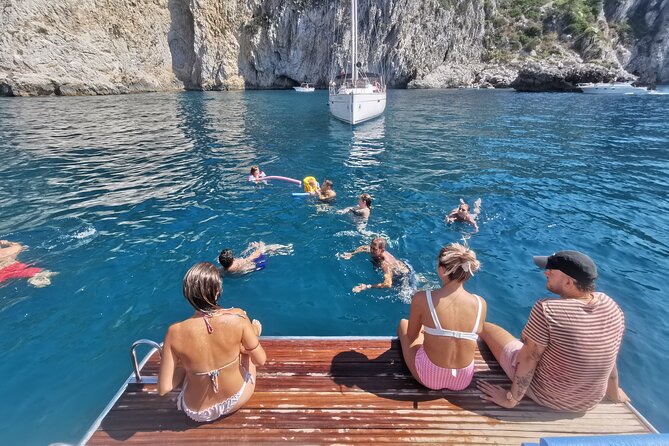 Capri Boat Tour from Sorrento with Limoncello - Marina Grande Beach Pause: Your Swim-and-Breathe Moment
