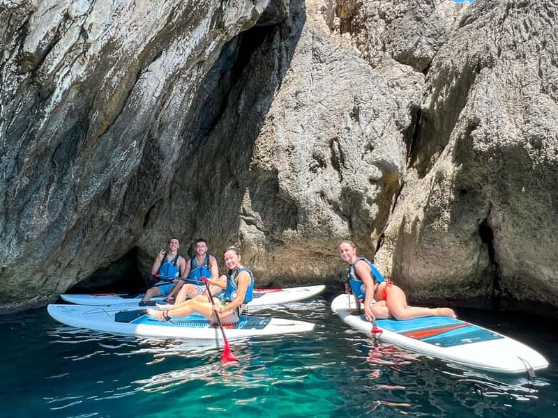 Capri: Caves and Beaches Paddle Board Tour. Photos included - The 90 Minutes That Feel Like More, and How the Stops Fit Together