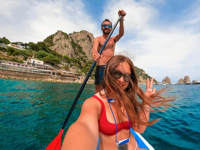 Capri: Caves and Beaches Paddle Board Tour. Photos included - Price, and Whether $47.45 Really Represents Value