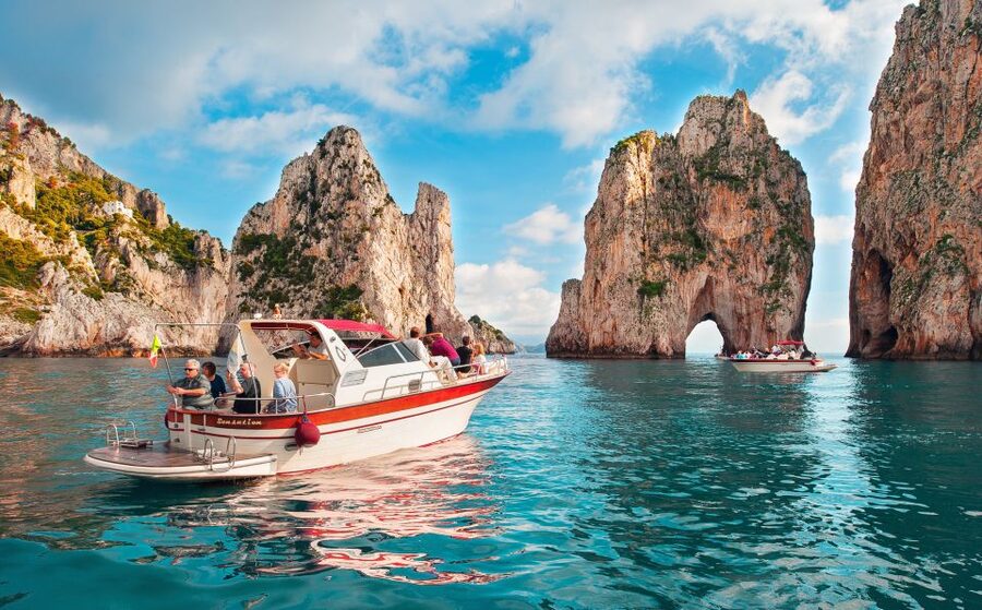Capri: Full-Day Small Group Boat Tour - Swimming stops in clear water: fun, cooling off, and a few comfort tips