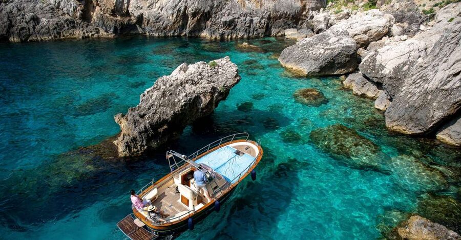 Capri: Half-Day Private Customizable Cruise with Snorkeling - From Bar Pentagono to Marina Grande: the smooth way to start