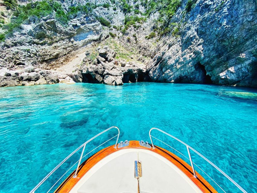 Capri: Half-Day Private Customizable Cruise with Snorkeling - Faraglioni rocks, Capri legends, and real time on deck