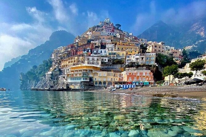 Capri Private Boat Tour - A quick water stop at Massa Lubrense