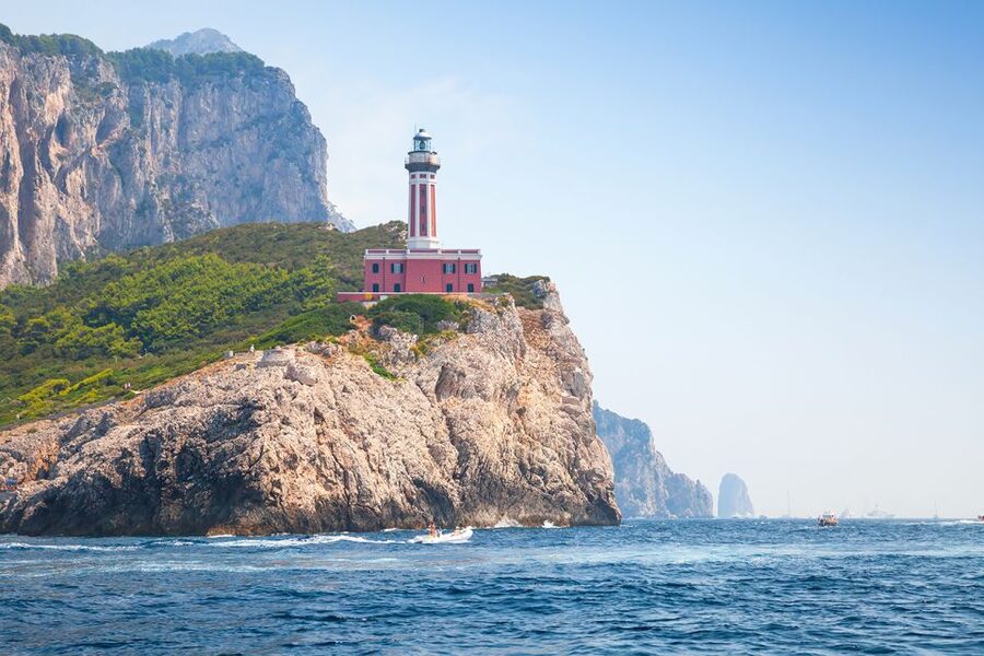 Capri Private Full-Day Boat Tour from Sorrento - Marina Piccola, the Coastline of Villas, and the Faraglioni Photo Moment