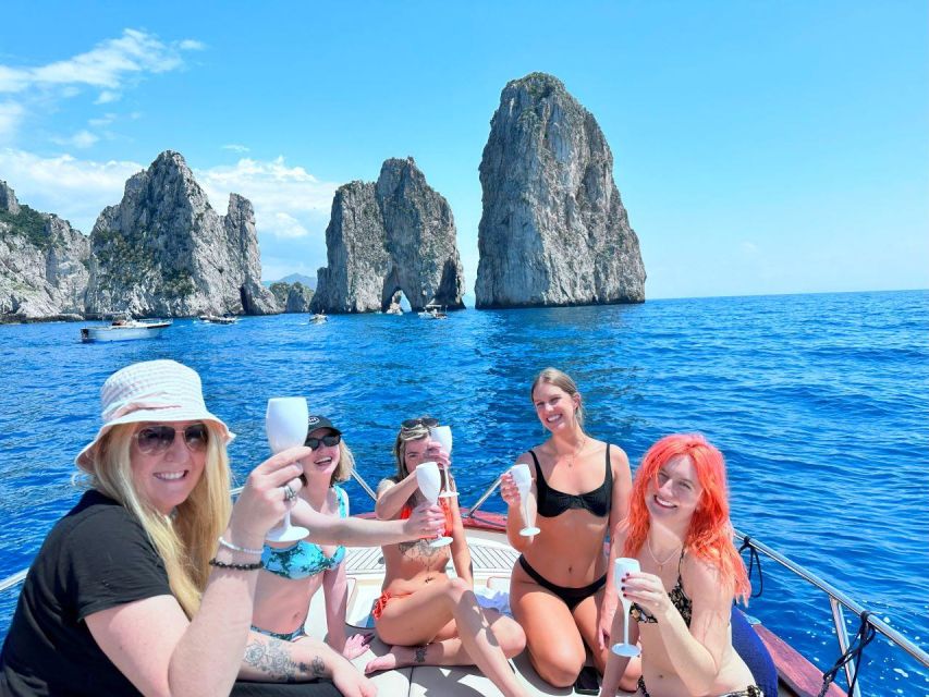 Discover Capri's Hidden Gems: Group Tour Boat Experience - On land in Capri: Piazzetta di Capri and your self-guided 4 hours