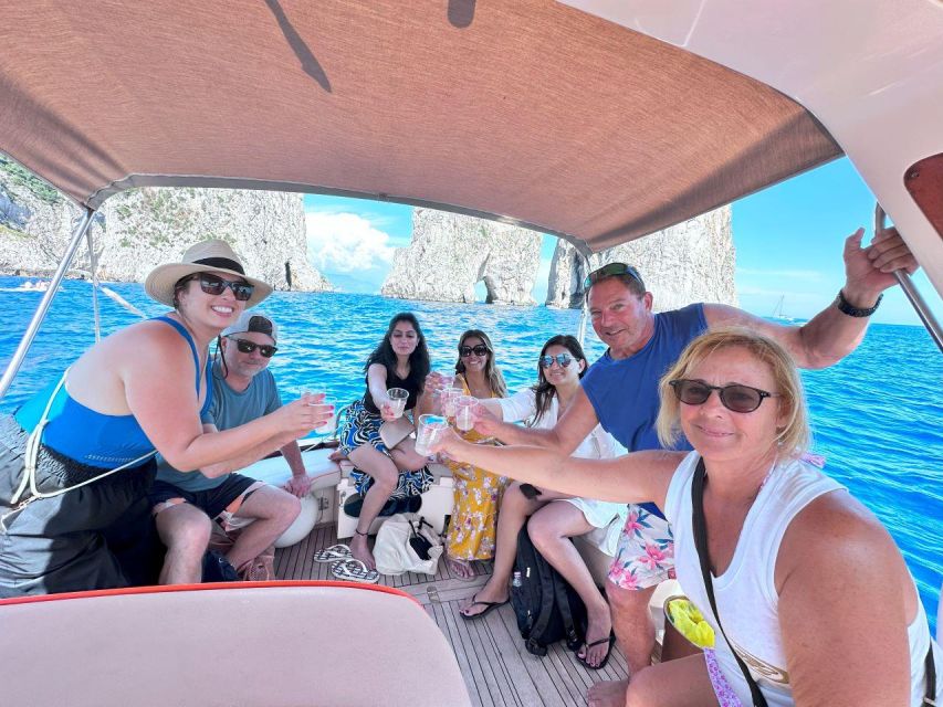 from Amalfi: Capri Boat Tour with Blue Grotto - Boat comfort, what to pack, and how to dress for the sea