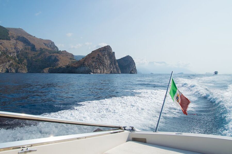 From Amalfi: Day Trip to Capri Private Boat Tour with Drinks - Nerano from the water: Blue Flag beach views and a lunch stop that actually helps