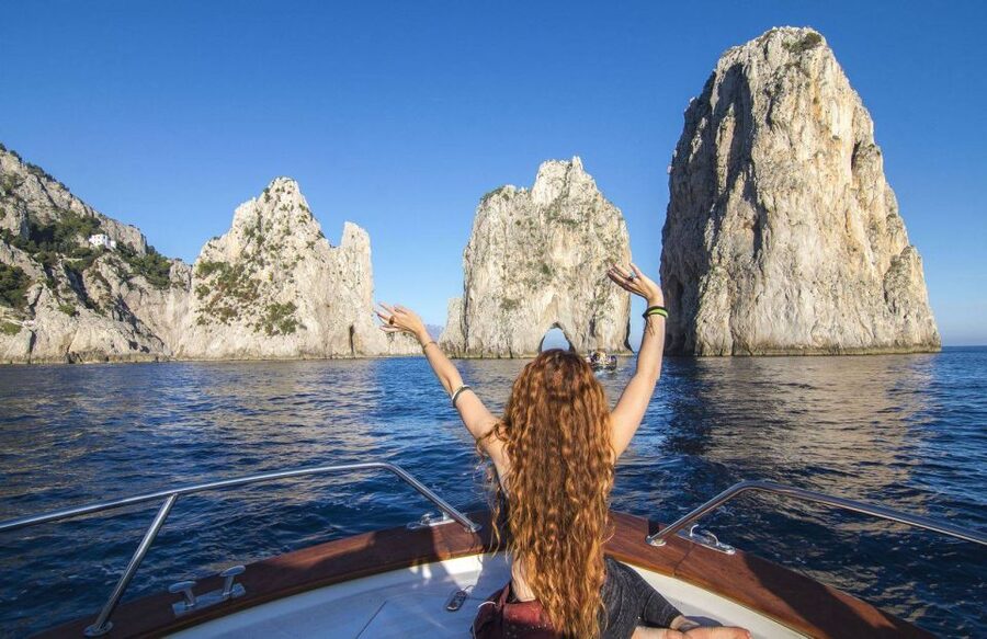 From Amalfi: Li Galli and Capri Islands Boat Tour - Amalfi Coast Sailing to Punta Campanella Marine Park
