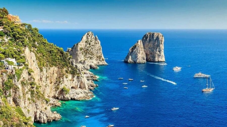 From Amalfi: Li Galli and Capri Islands Boat Tour - The Grotto Plan: Marvellous, White, Green, and the Blue Grotto Reality