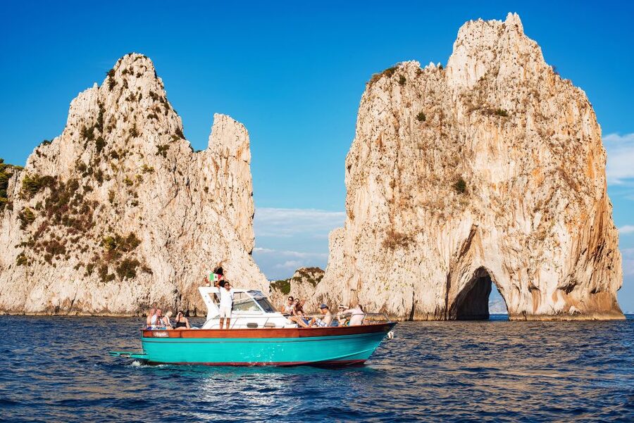 From Amalfi: Small Group Boat Excursion to Capri Island - Sailing the coast: Cala di Mitigliano, Punta Campanella, and the story behind the shapes