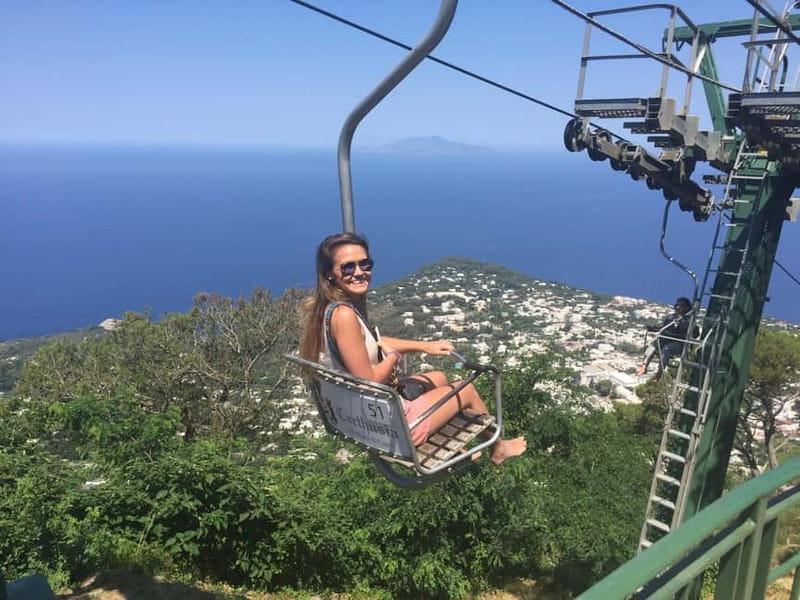 From Capri: Highlights Tour with Chairlift Ticket - Monte Solaro Chairlift: The View Part You Actually Came For