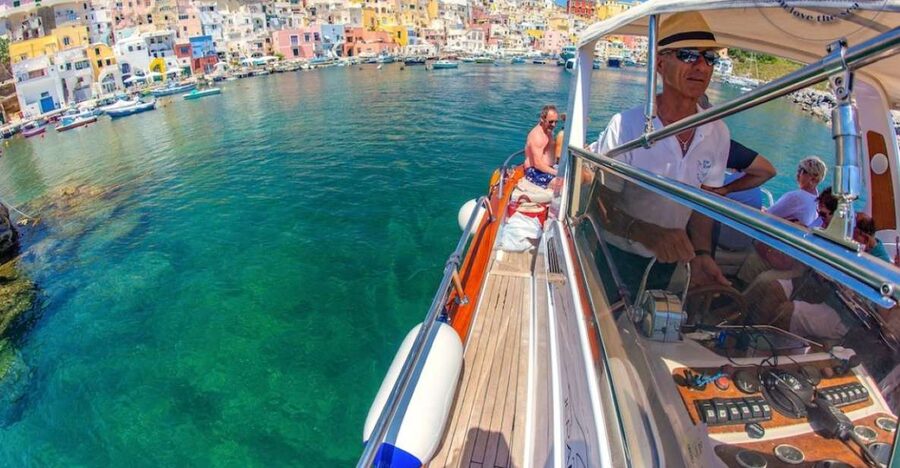 From Ischia: Procida Island Guided Cruise - Vivara from the water: a tiny island with a big story