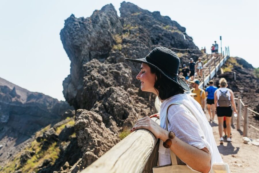 From Naples: All-Inclusive Mount Vesuvius Half-Day Tour - The crater-rim hike: what it feels like and how to handle it