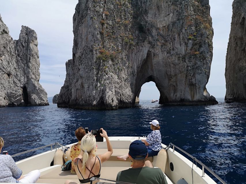 From Naples: Boat Tour to Capri Island with Aperitiv - Drinks and snacks: aperitivo on deck, not a kitchen tour