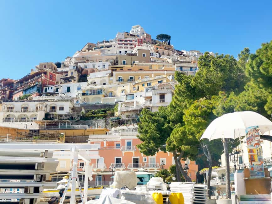 From Naples/Salerno: Group Tour to Positano, Amalfi, Ravello - Positano: 1 hour to get your bearings, then follow the streets downhill