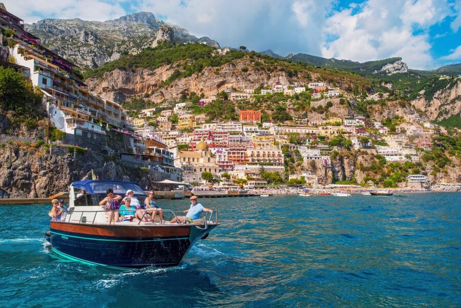 From Naples: Small-Group Amalfi Coast Boat Tour - Naples pickup to the coast: Starhotels Terminus and a scenic build-up