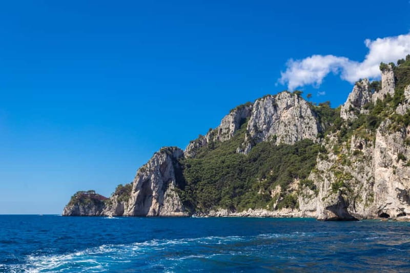 From Pompeii/Castellammare/Vico Equense: Capri Day Cruise - Marina Grande and the coastal circuit: Faraglioni, Marina Piccola, and more