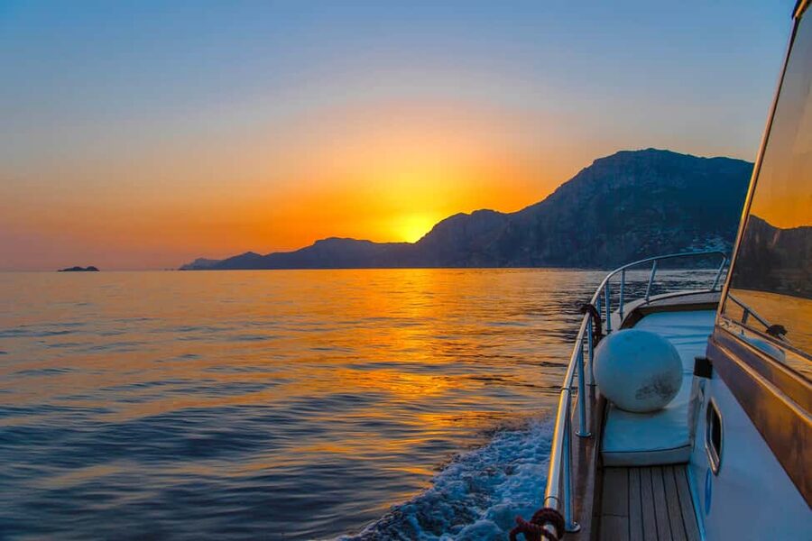 From Positano: Amalfi Coast Sunset Cruise - Group Tour - Stop 3: Fiordo di Furore aperitif time (the best pause)