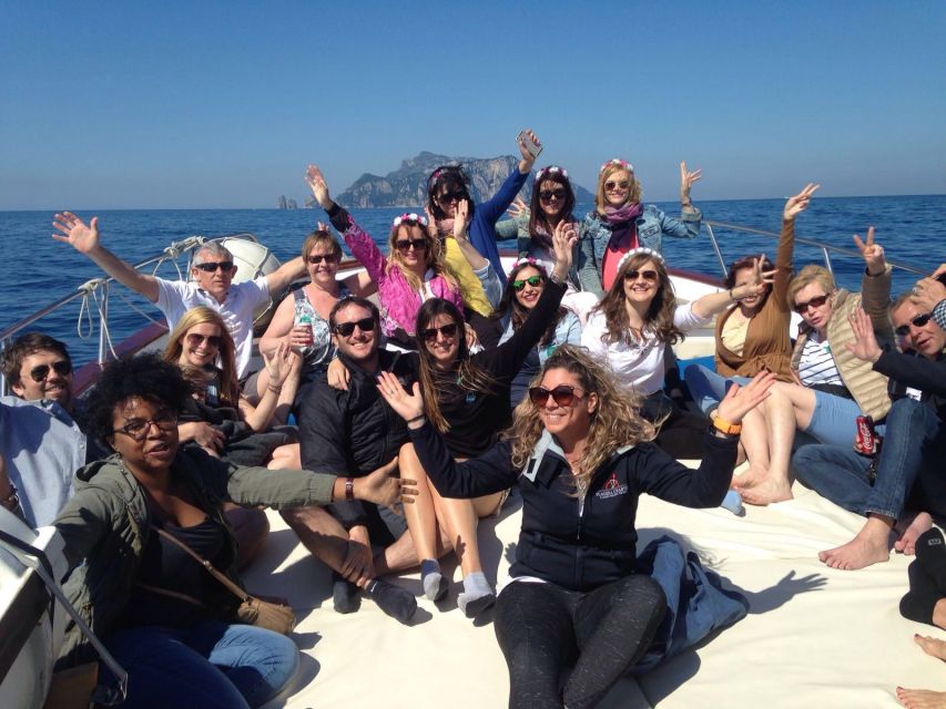 From Positano, Praiano, or Amalfi: Capri Full-Day Boat Tour - Capri’s shoreline views, from White Grotto to the Faraglioni