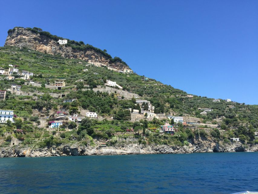 From Praiano: Amalfi Coast Guided Private Cruise with Drinks - Conca dei Marini, Amalfi, and Atrani for Town Charm Without the Crowds