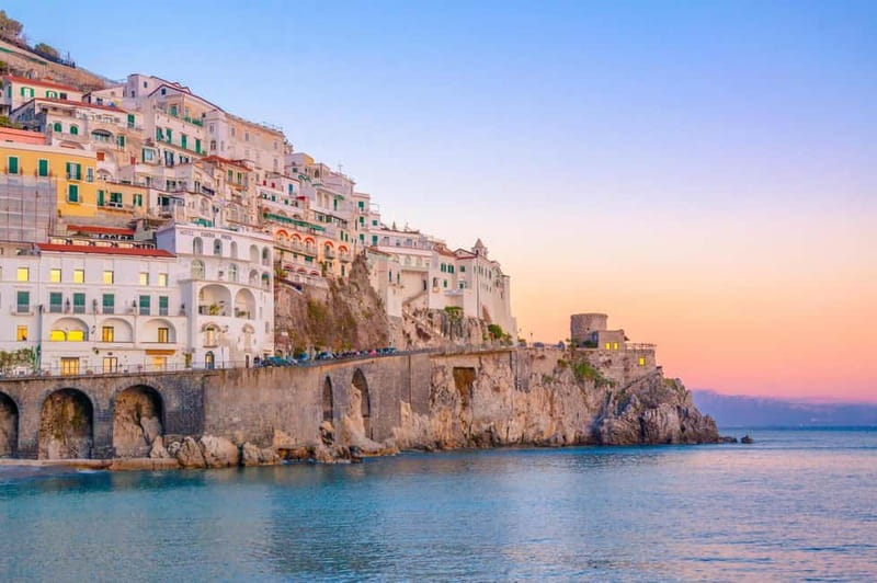 From Rome: Pompei & Sorrento| Expert Guide and Exclusive Bus - The scenic drive to Sorrento and a limoncello start