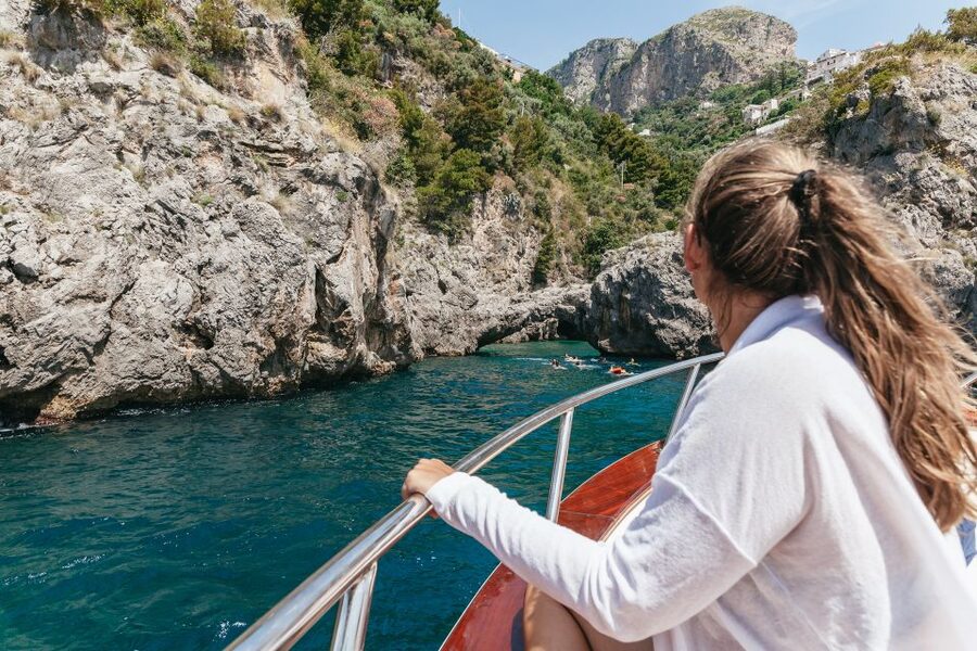 From Sorrento: Amalfi and Positano Full-Day Trip by Boat - Amalfi stop: town time plus an optional grotto moment