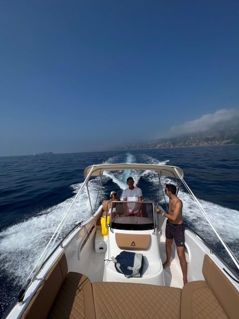 From Sorrento: Amalfi Coast Private Boat Tour with Skipper - Lunch in the right town, without wasting half your day in transit