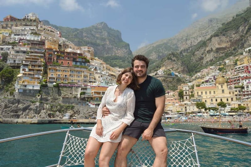 From Sorrento: Amalfi Coast Small Group Boat Day Tour - What’s Onboard for Comfort: Prosecco, Fruit, Beer, Shower, and Restroom