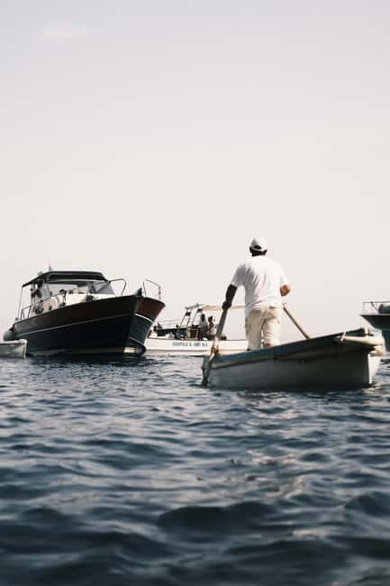 From Sorrento: Capri Boat Cruise with Swimming and Prosecco - Green Grotta, White Grotta, and Faraglioni Photo Stops