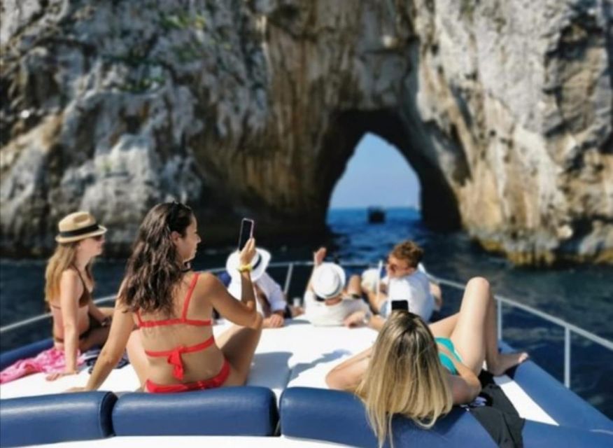 From Sorrento: Capri Boat Trip with City Visit & Swim Stops - White Grotto and Faraglioni photo stops you should actually use