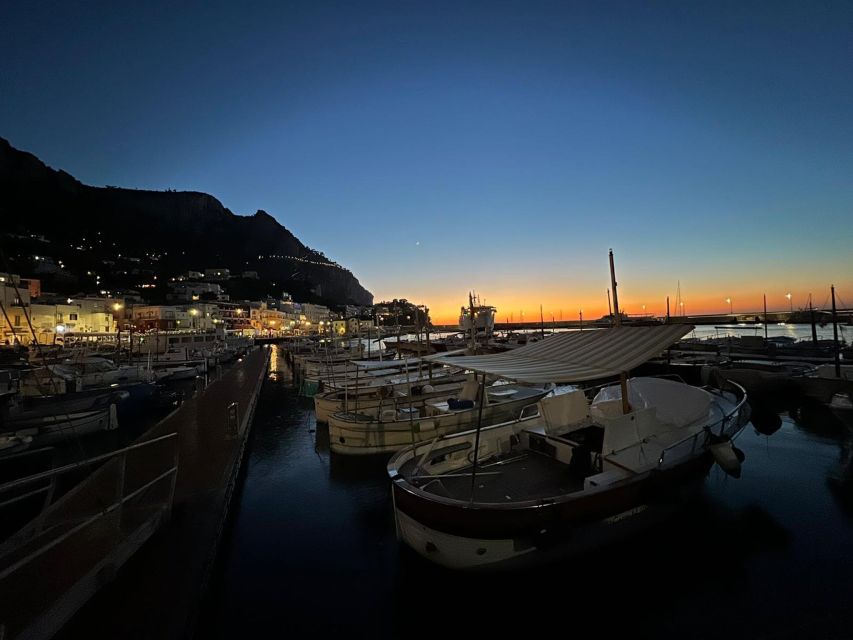 From Sorrento: Capri Day to Night Hydrofoil Boat Tour - Meeting at the Sorrento pier, then speeding toward Capri