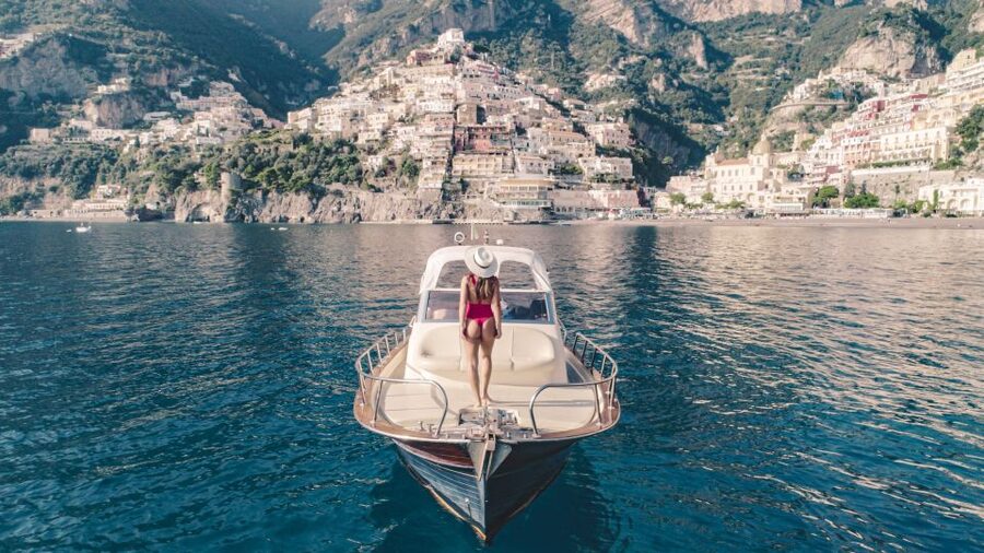 From Sorrento-Capri or Positano: Capri & Positano Boat Tour - The Cave Circuit: White, Green, Blue, Champagne, and Heart
