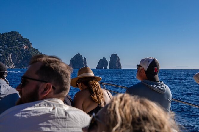 From Sorrento: Capri Small-Group Boat Tour with 4 Hours ashore - About 4 hours on Capri: Piazzetta, Via Camerelle, and Augustus Gardens