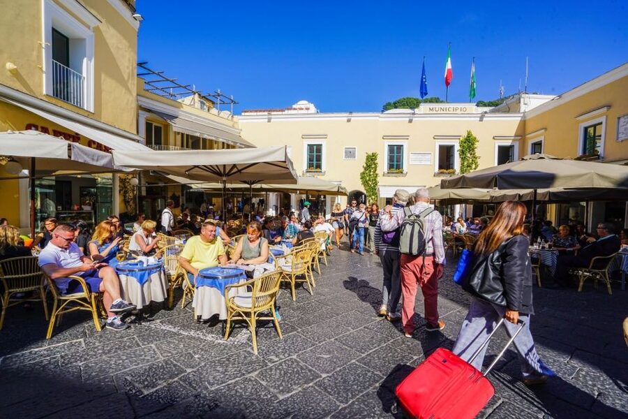 From Sorrento: Day Trip to Capri & Anacapri with Blue Grotto - Getting around and the chairlift question
